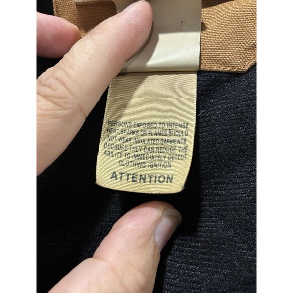 CE Schmidt Workwear Duck Canvas Hood Sherpa Lined Jacket Youth Boys Large Brown - Picture 7 of 7